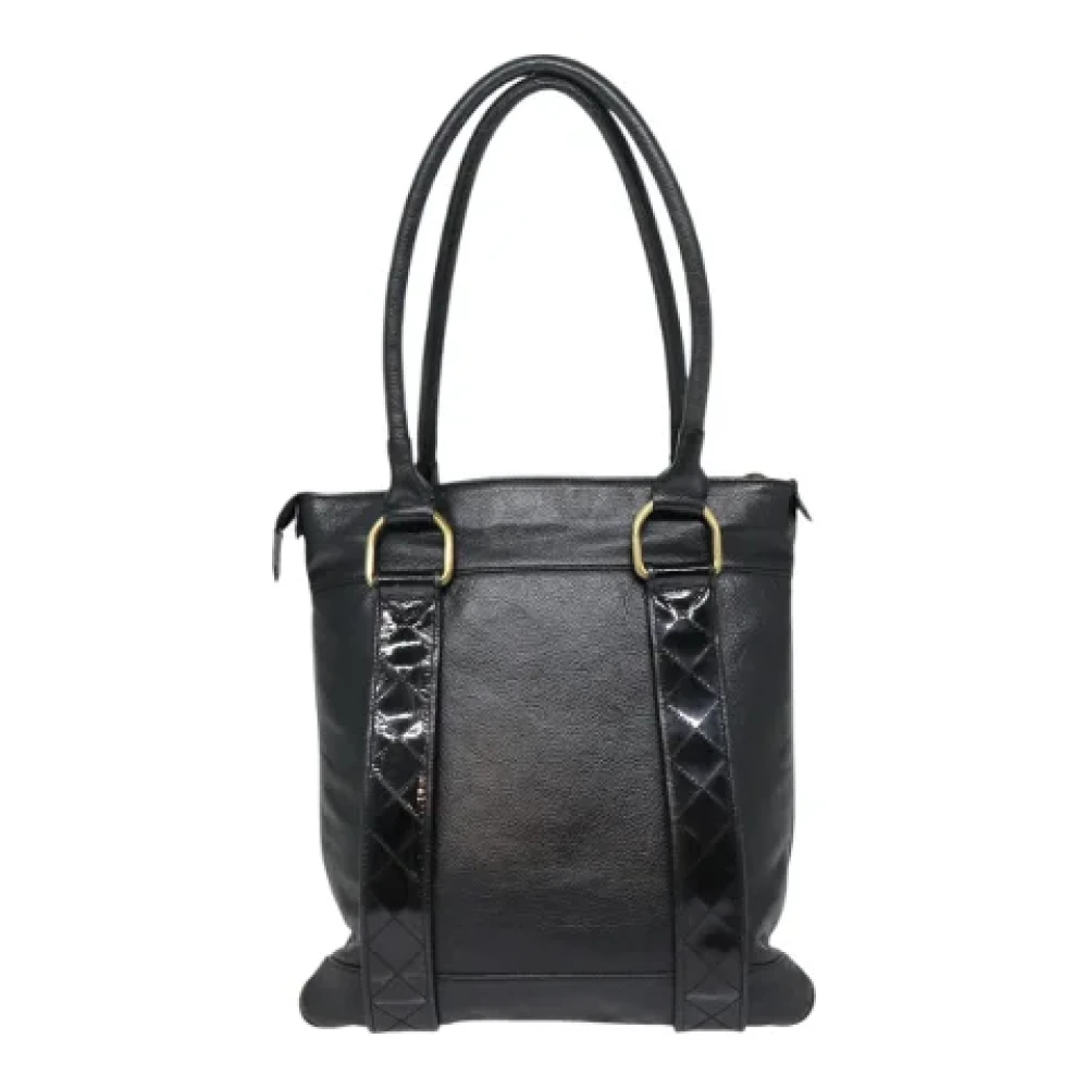 Burberry Vintage Pre-owned Leather shoulder-bags Black Dames