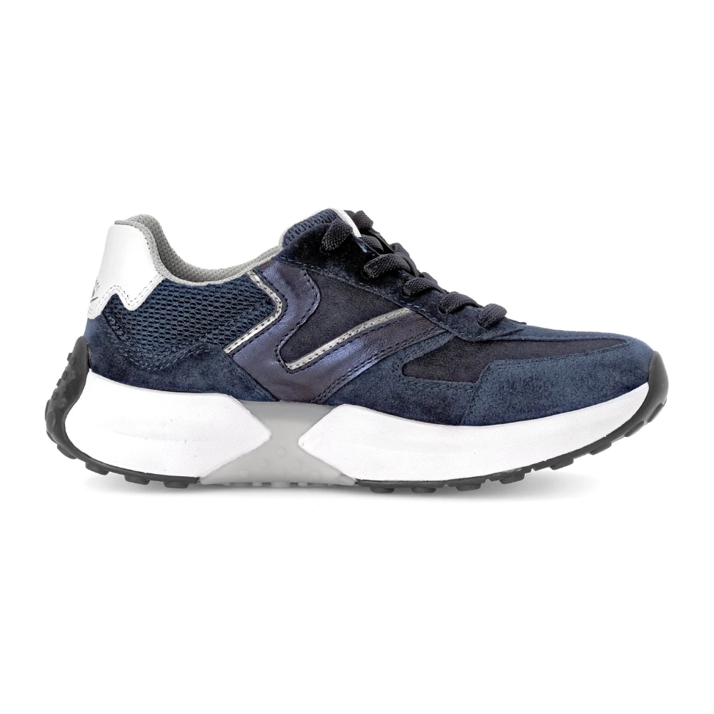 Gabor Comfortabele rollende sneaker in Dames Schoenen Blauw