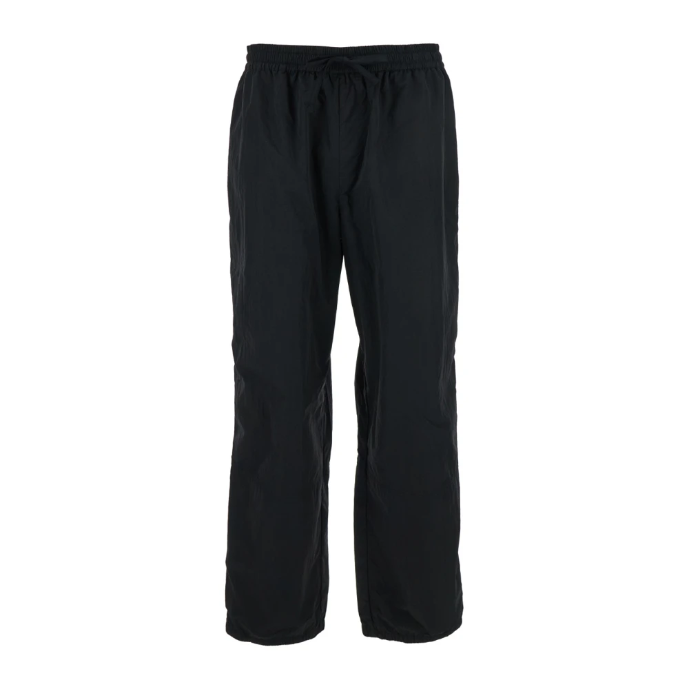 JW Anderson Zwarte elastische taille trekkoord broek Black Heren