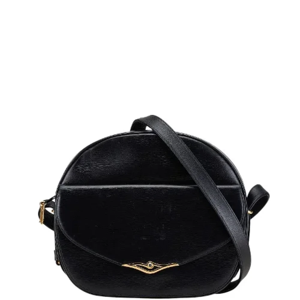 Cartier Vintage Pre-owned Leather shoulder-bags Black Dames