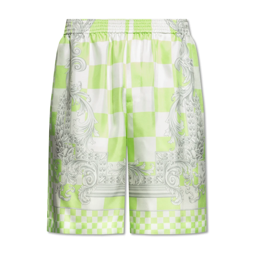 Versace Zijden shorts Green Heren