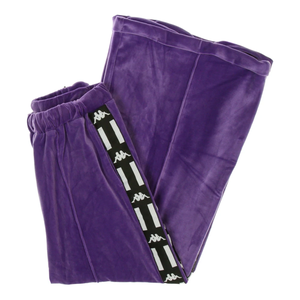 Kappa Lichtgewicht trainingsbroek in violet zwart Purple Dames
