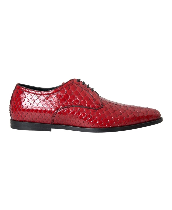 derby-formel-en-cuir-de-python-rouge