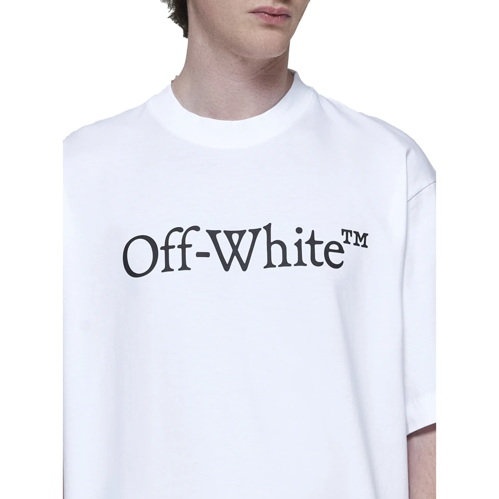 Off White Skate S S T-Shirt White Heren