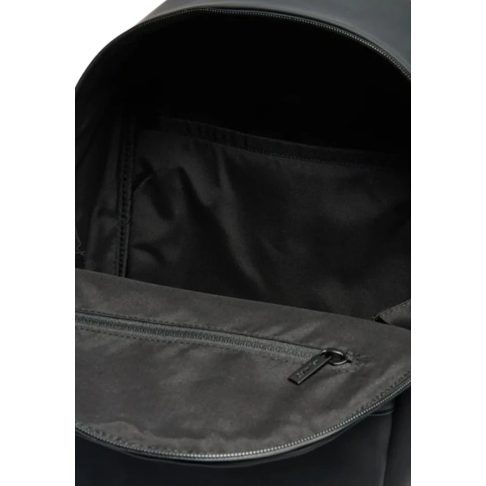 Calvin Klein Essentiële Ronde Rubberen Rugzak voor Mannen Black Heren
