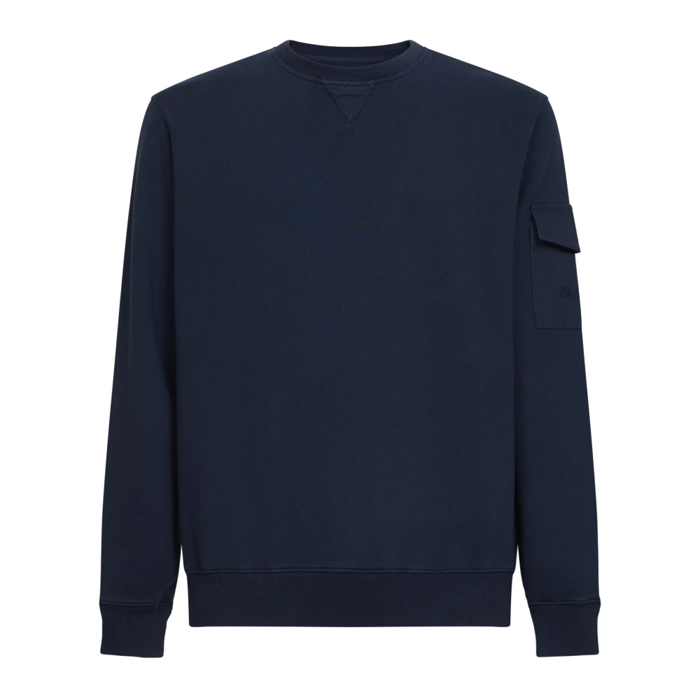 Mc2 Saint Barth Men's Blue Sweatshirts, 2XL, Jumpers