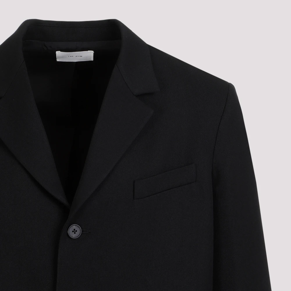 The Row Single-Breasted Coats Black Heren