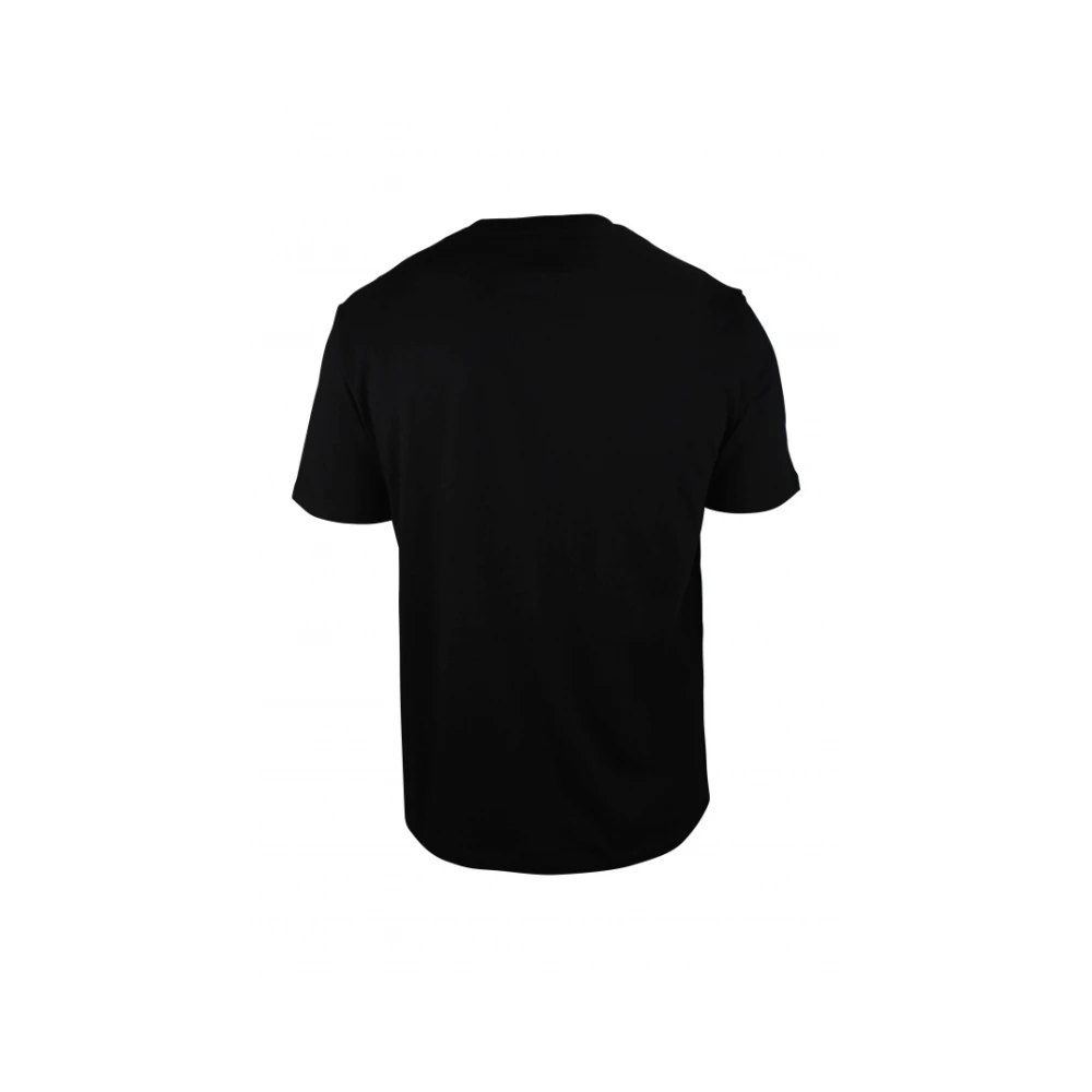 Amiri Zwarte Ronde Kraag Script Logo T-shirt Black Heren