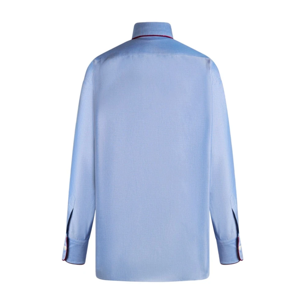 ETRO Indigo MRW Shirt Blue Dames