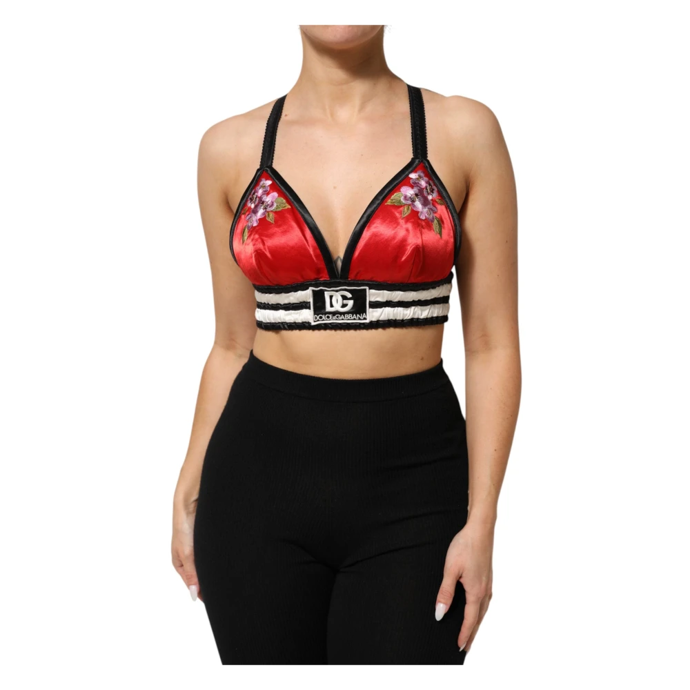 Dolce & Gabbana Women's Bustier Cropped Top