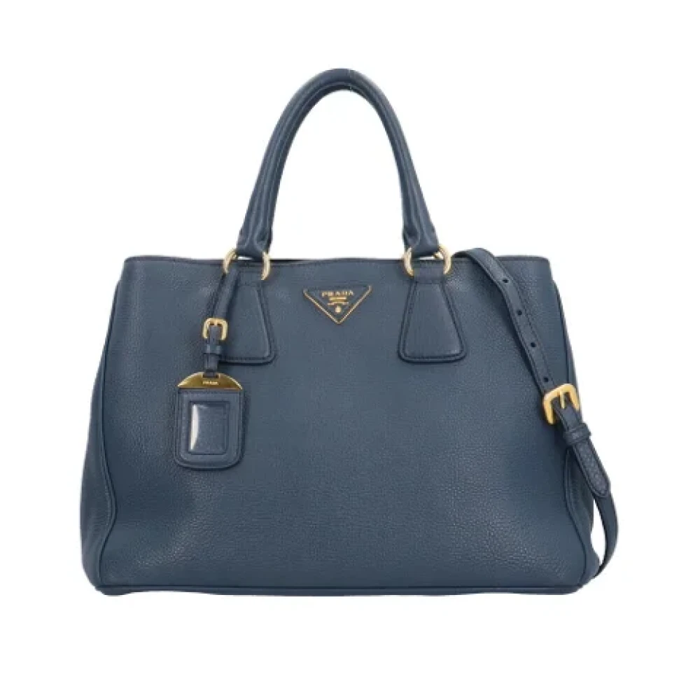 Prada Vintage Pre-owned Fabric prada-bags Blue Dames