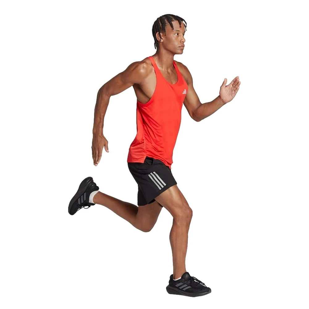 Adidas Own The Run Tank Top Red Heren