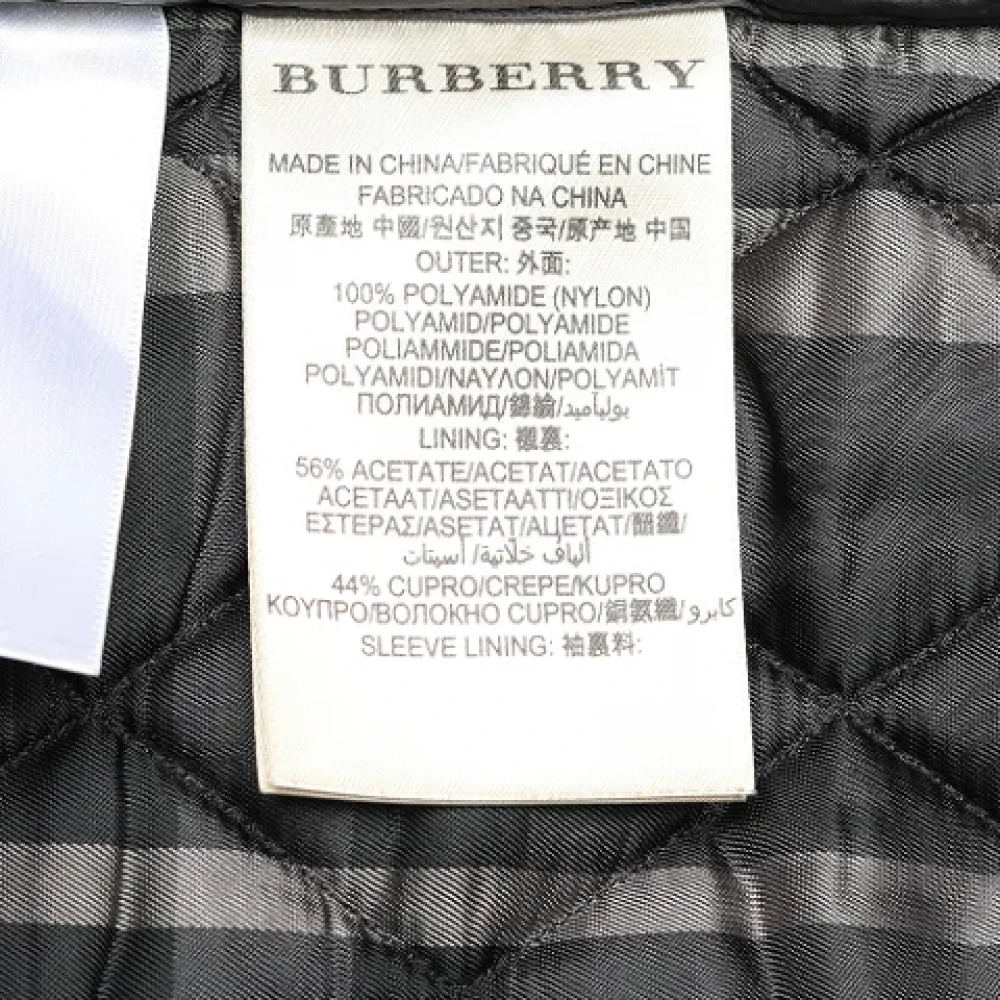 Burberry Vintage Pre-owned Fabric outerwear Gray Dames