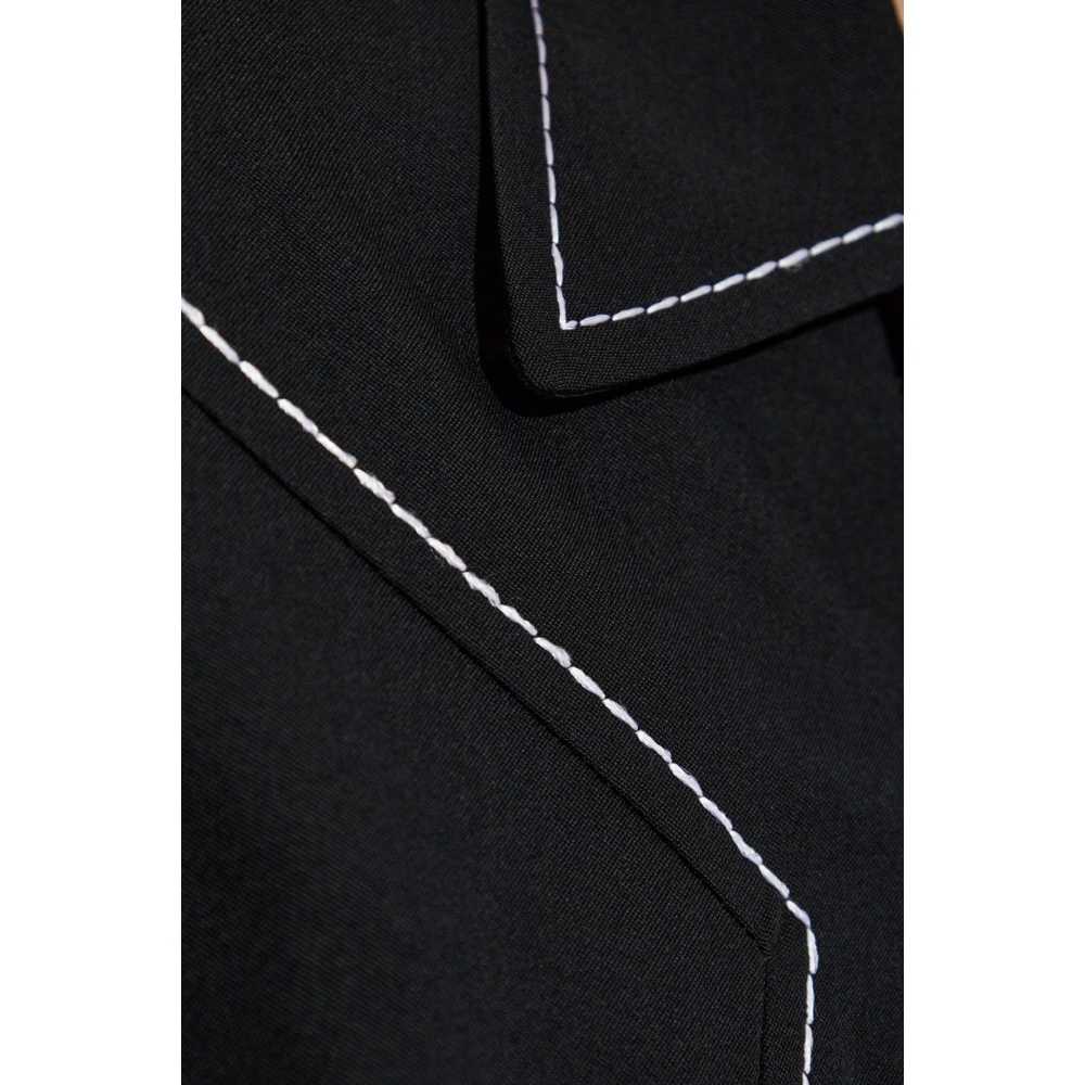 Dsquared2 Jas met decoratieve stiksels Black Heren