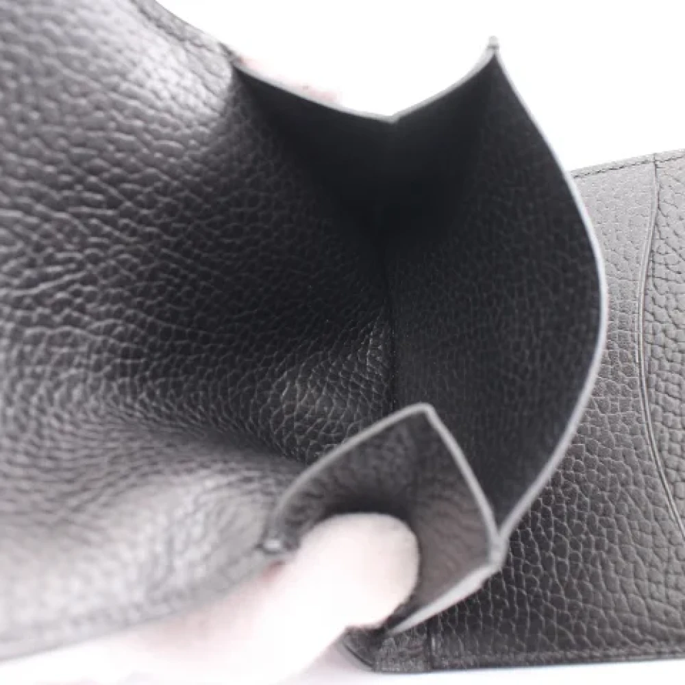 Hermès Vintage Pre-owned Fabric wallets Black Dames