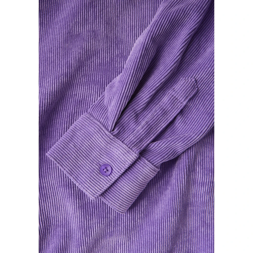 cecil Cordjurk in effen kleur Purple Dames