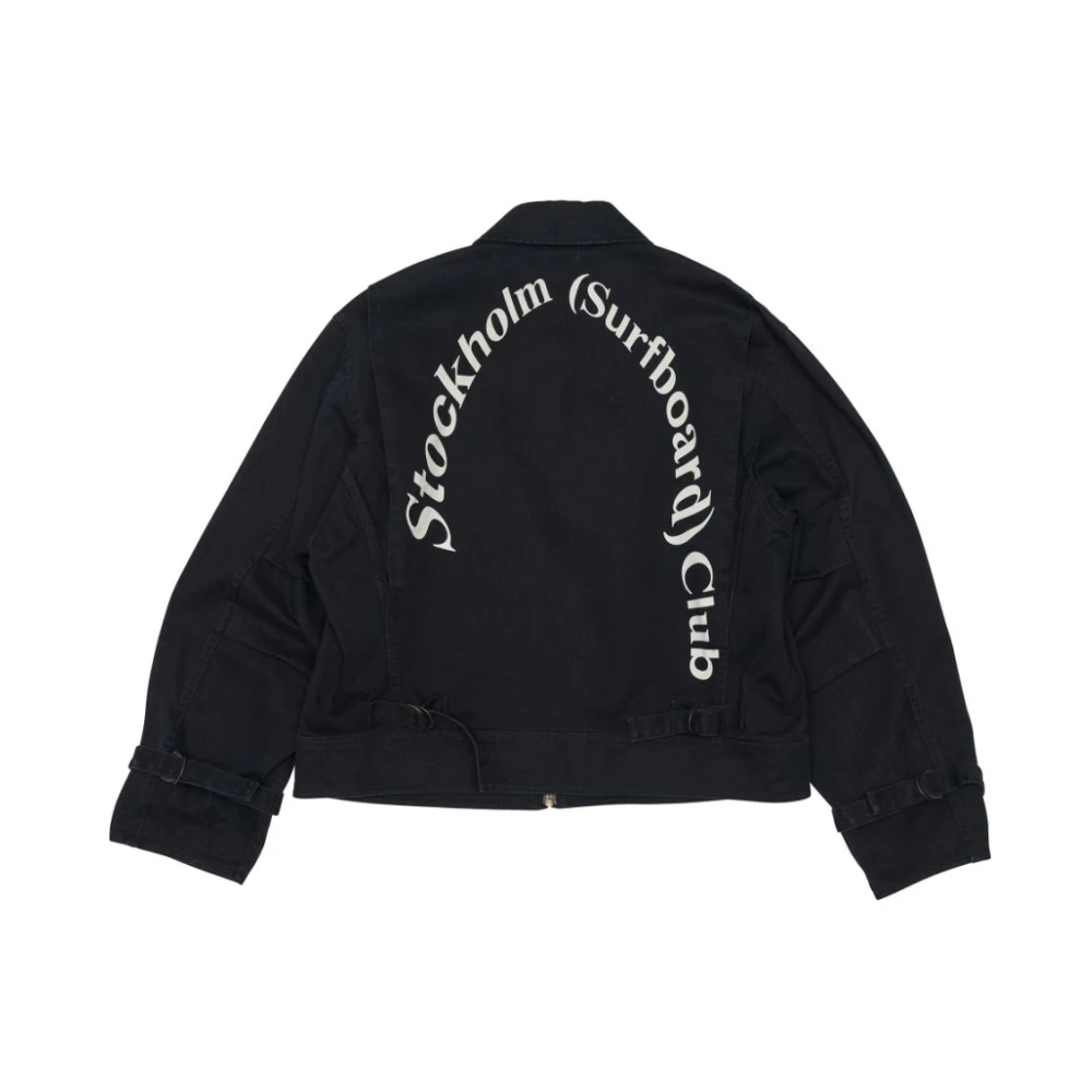 Stockholm Surfboard Club Zwarte werkjas Black Heren
