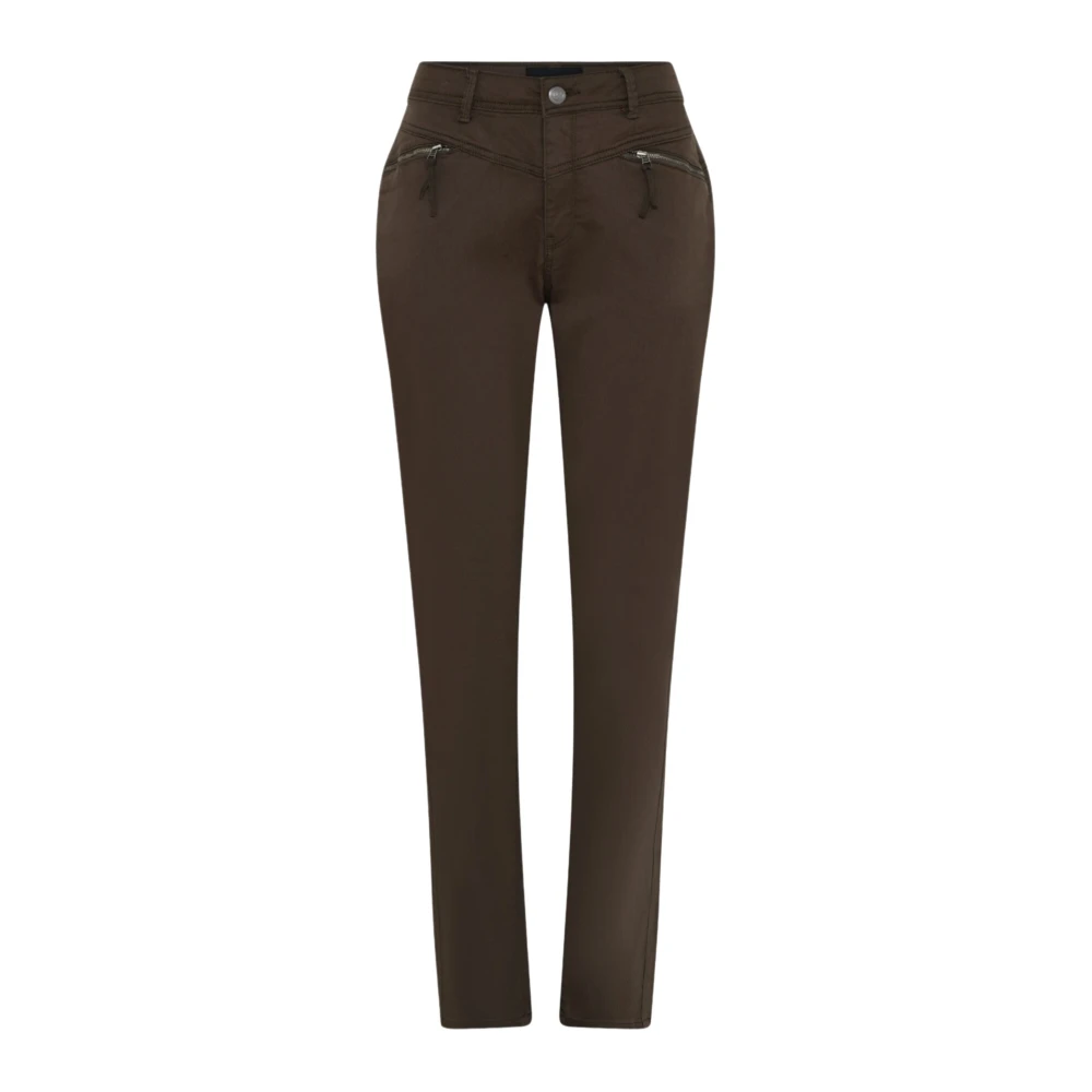 C.Ro Skinny Jeans Brown, Dam