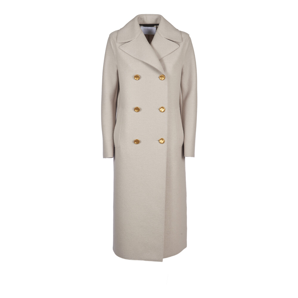 ダウンジャケット・コート Harris Wharf London Camel Virgin Wool Coat With Belt And Harris Wharf London Camel Virgin Wool Coat With Belt And