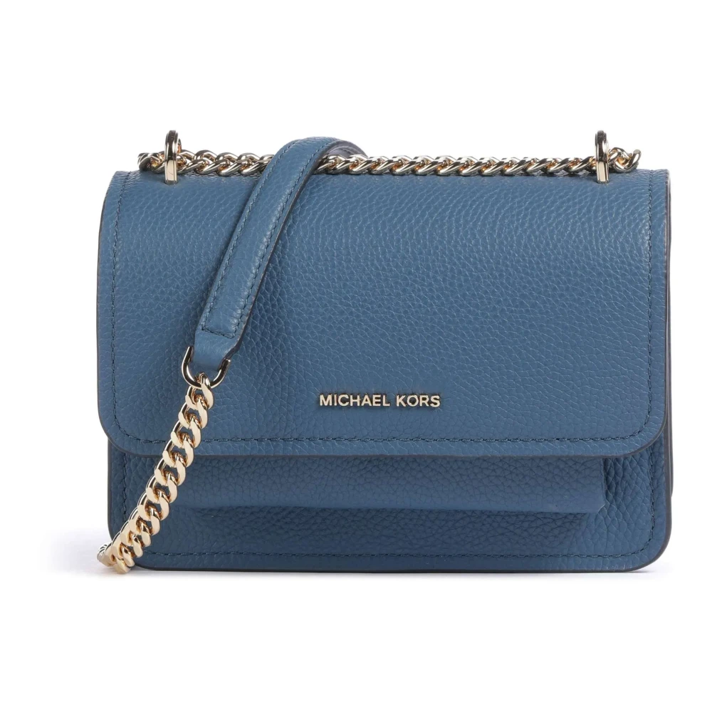 Michael Kors Claire Blauwe Handtas Blue Dames