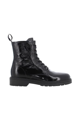 Dam Ankelboots Svart Combatstil