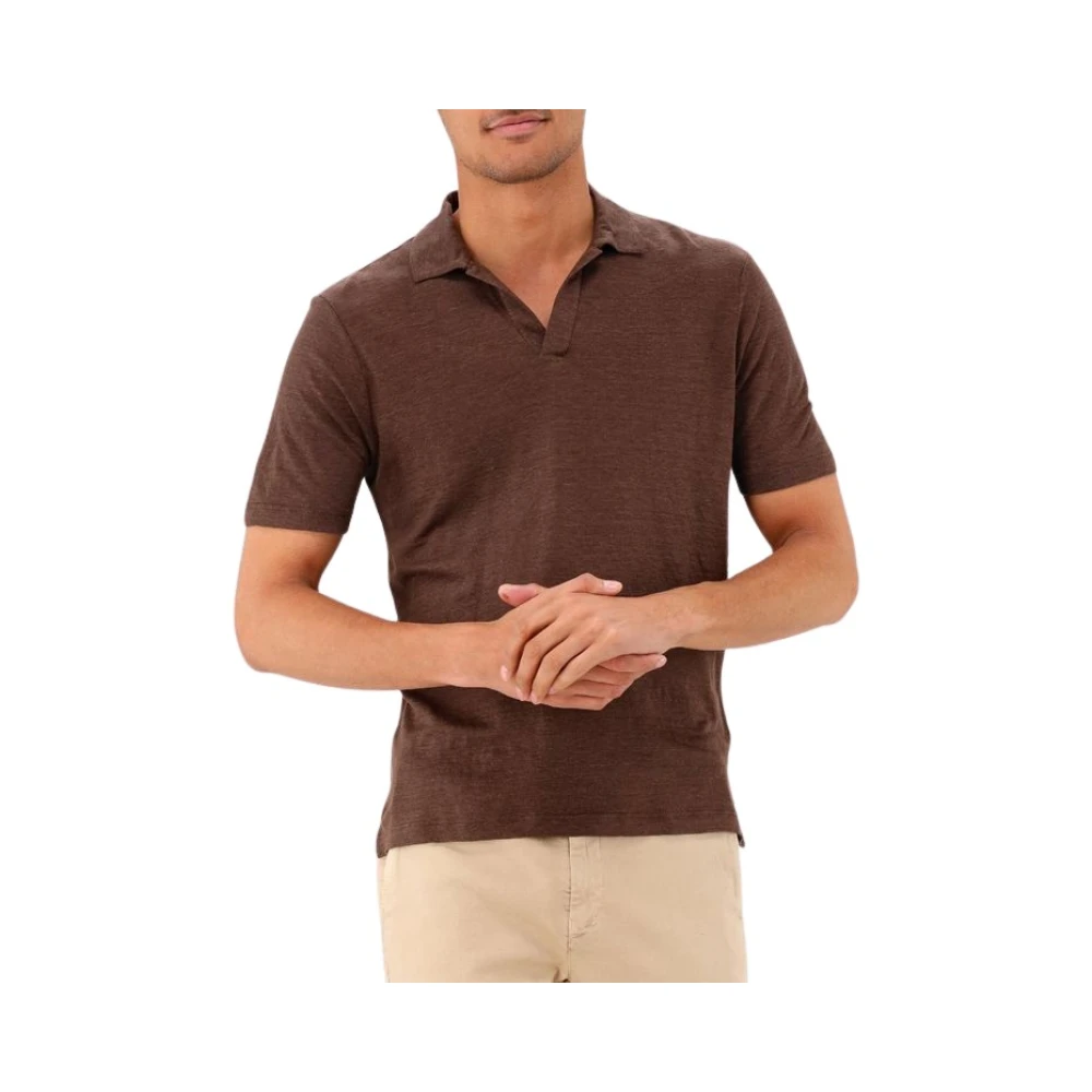 Gran Sasso Uomo Marrone Top, L, New,
