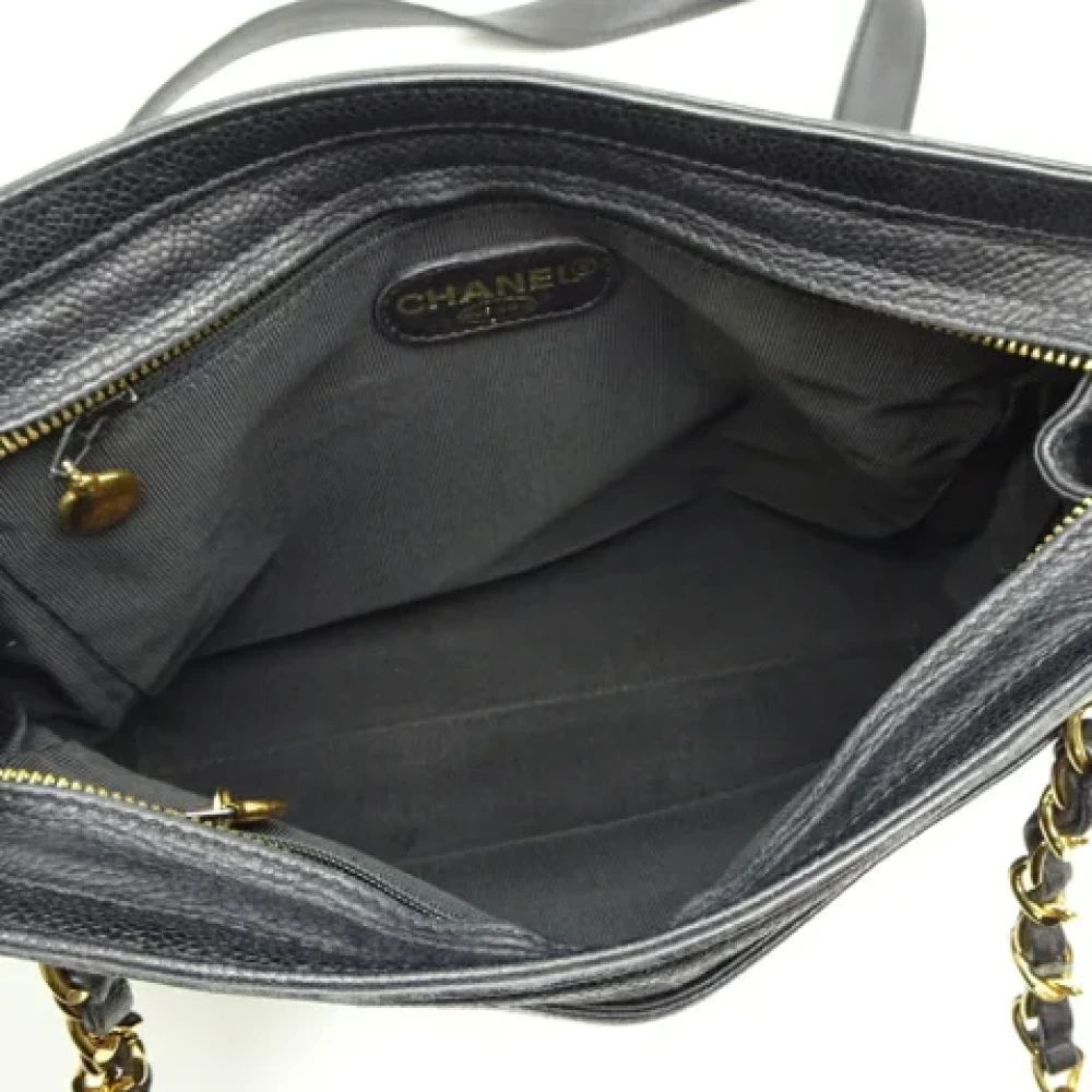 Chanel Vintage Pre-owned Leather chanel-bags Black Dames