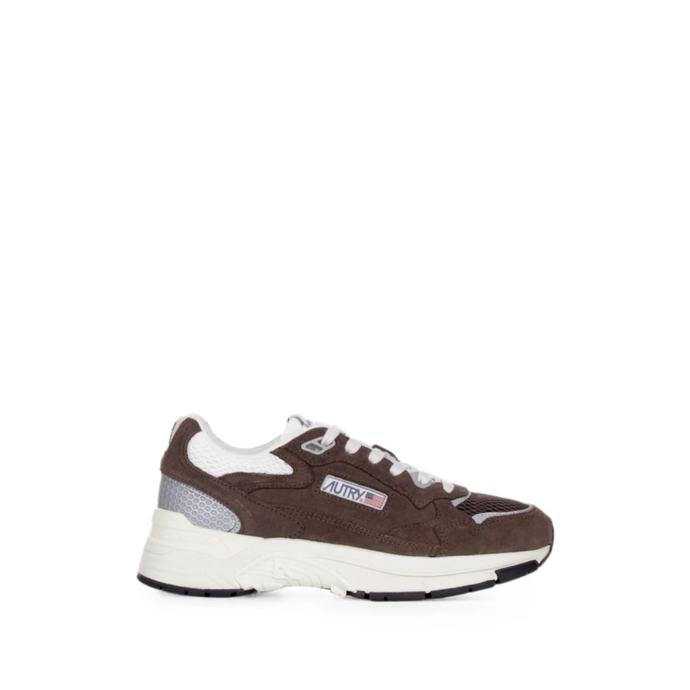 Autry Brown Flat Shoes - Female - Sneakers - 4 Uk - Shoes