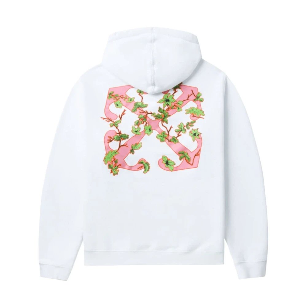 Off White Witte Sweater met Logoprint White Dames