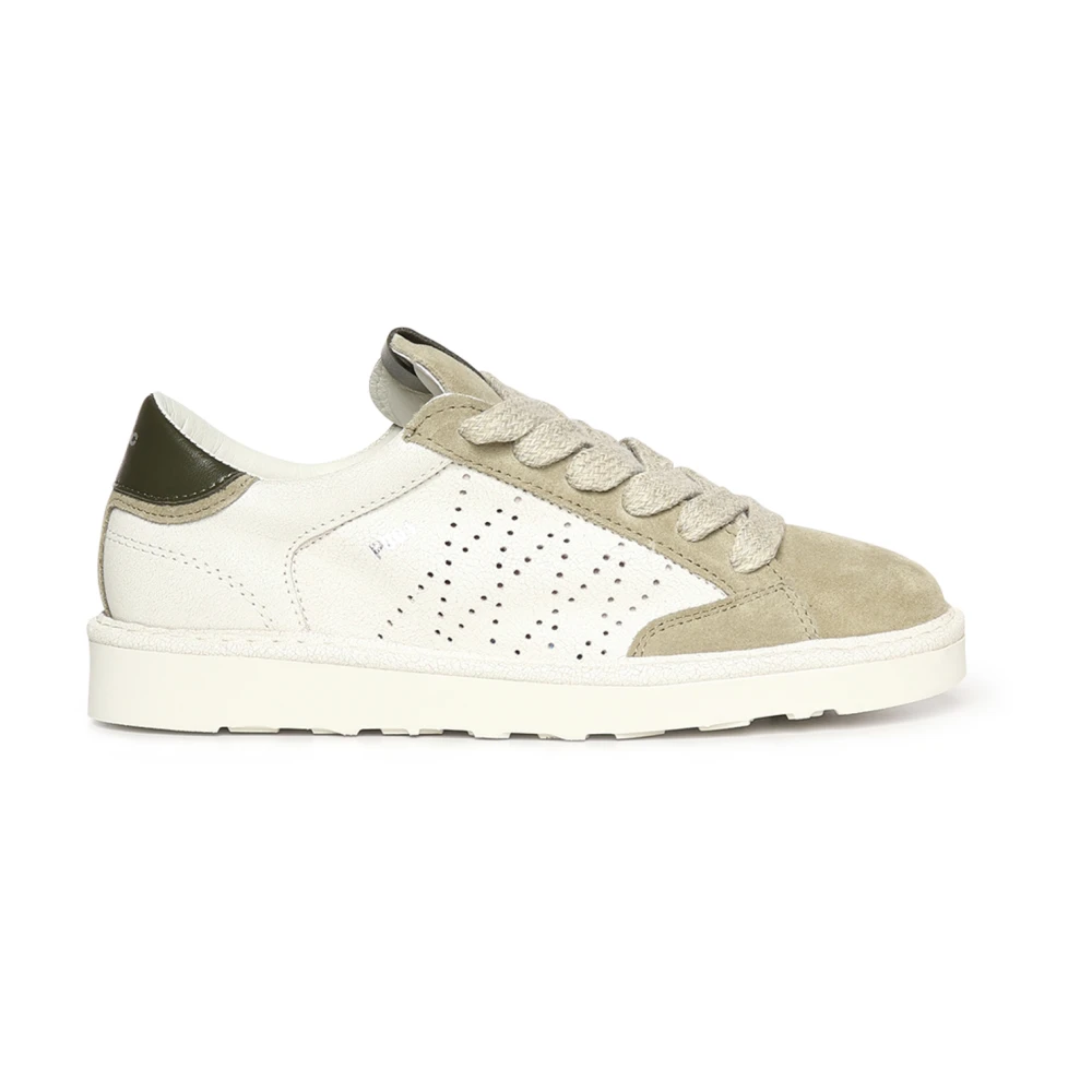Panchic Sneaker Cracked Suede Heren Schoenen Wit