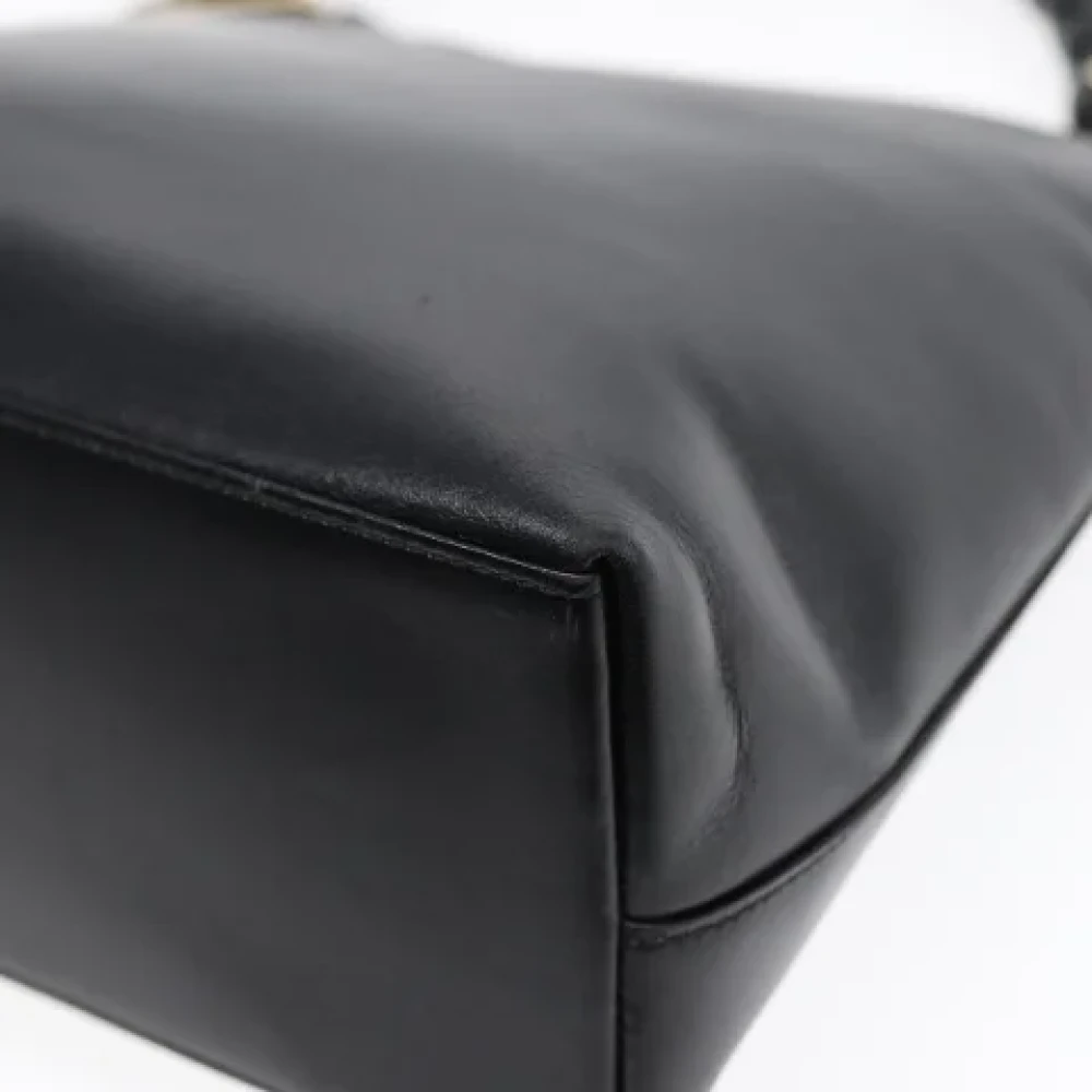 Gucci Vintage Pre-owned Leather handbags Black Dames