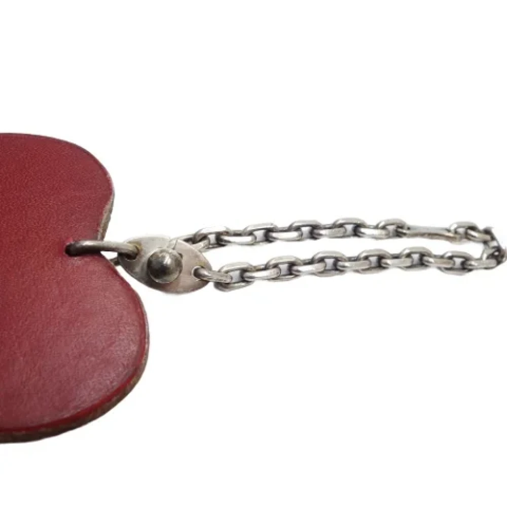Hermès Vintage Pre-owned Fabric key-holders Red Dames