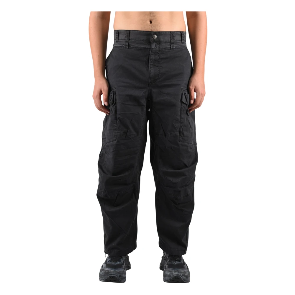 Diesel Uomo Grigio Pantaloni, Xl, New,