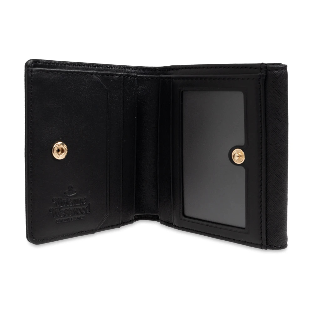Vivienne Westwood Portemonnee met logo Black Dames
