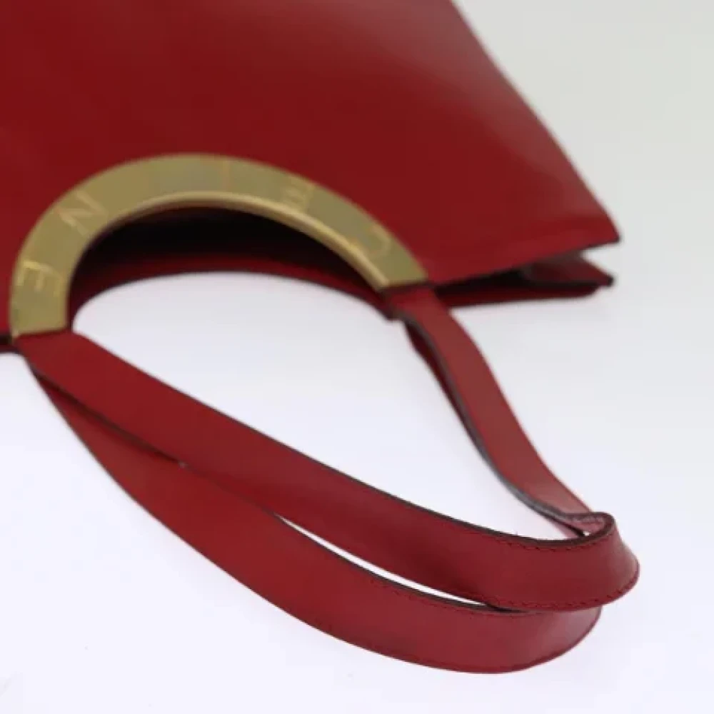 Celine Vintage Pre-owned Leather totes Red Dames