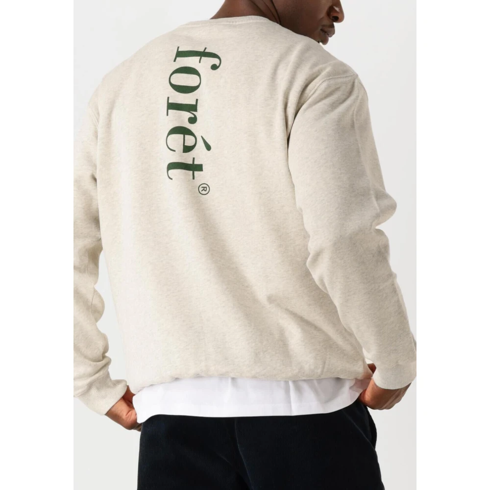Forét Ocean Sweatshirt Relax Stijl Beige Heren