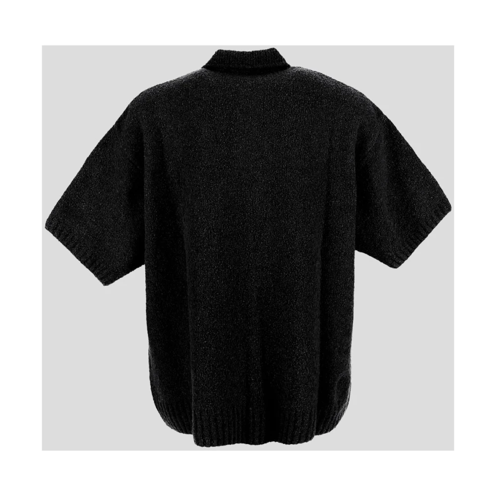 Represent Wollen Polo Shirt Black Heren