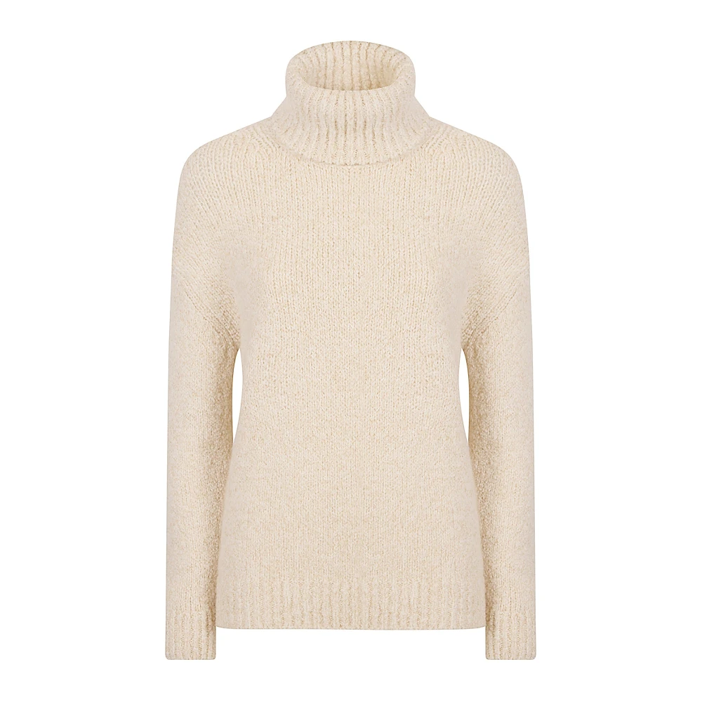 Eleventy Women's Beige Turtlenecks, L, Maglia Dolcevita