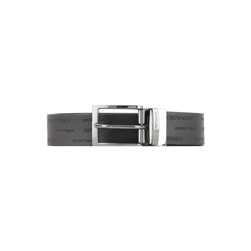 Emporio Armani Men's Black Cintura Made In Italy