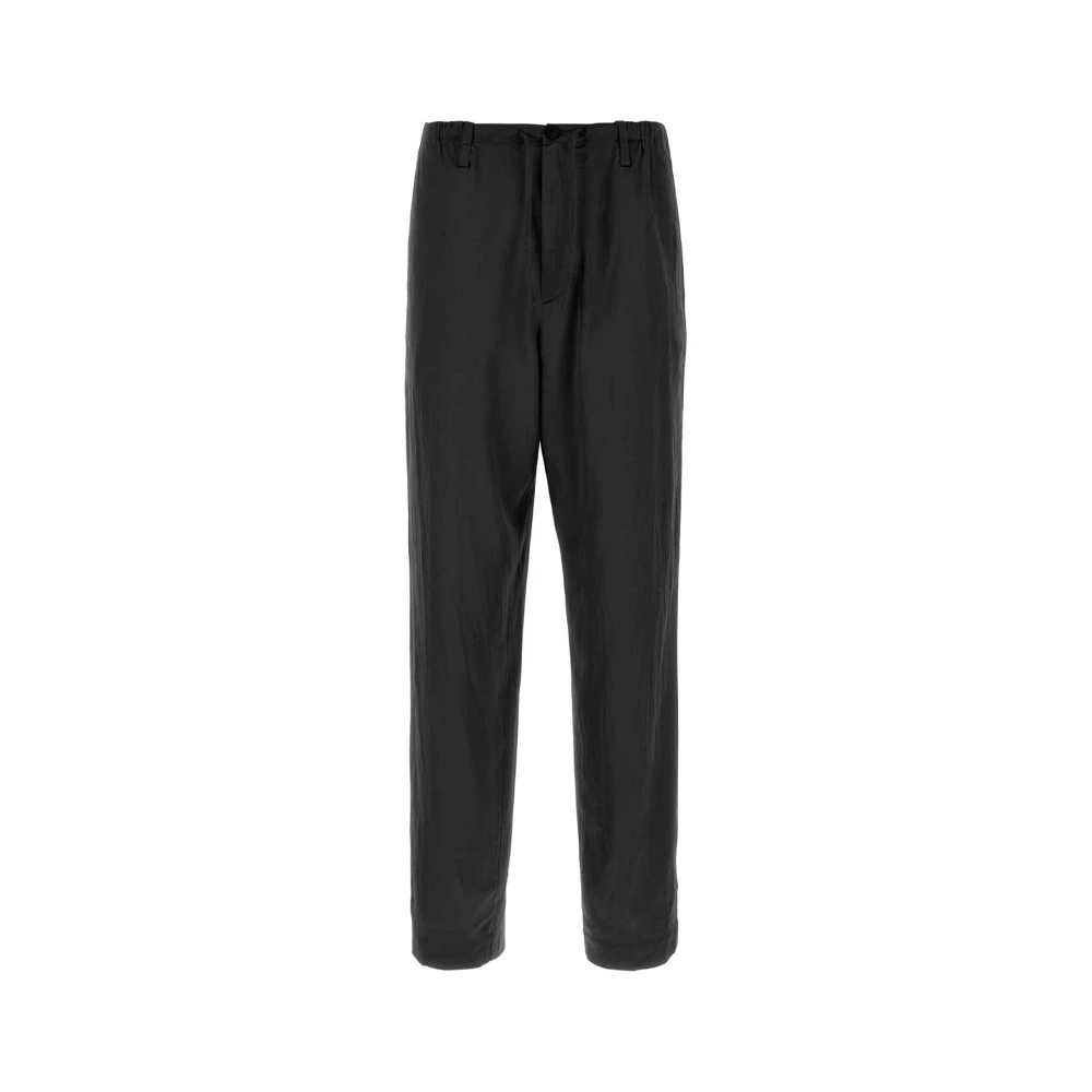Dries Van Noten Black Penny Pant - Male - Straight Trousers - Xl - Trousers