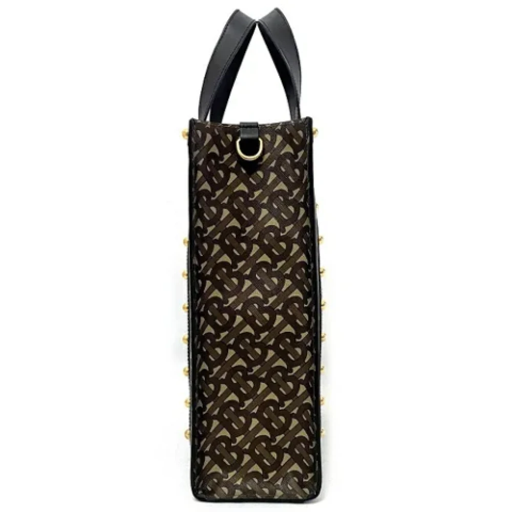 Burberry Vintage Pre-owned Fabric handbags Brown Dames