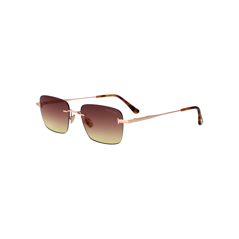 Tom Ford Unisex Yellow Sunglasses, 54 Mm, Jake-02 Sunglasses