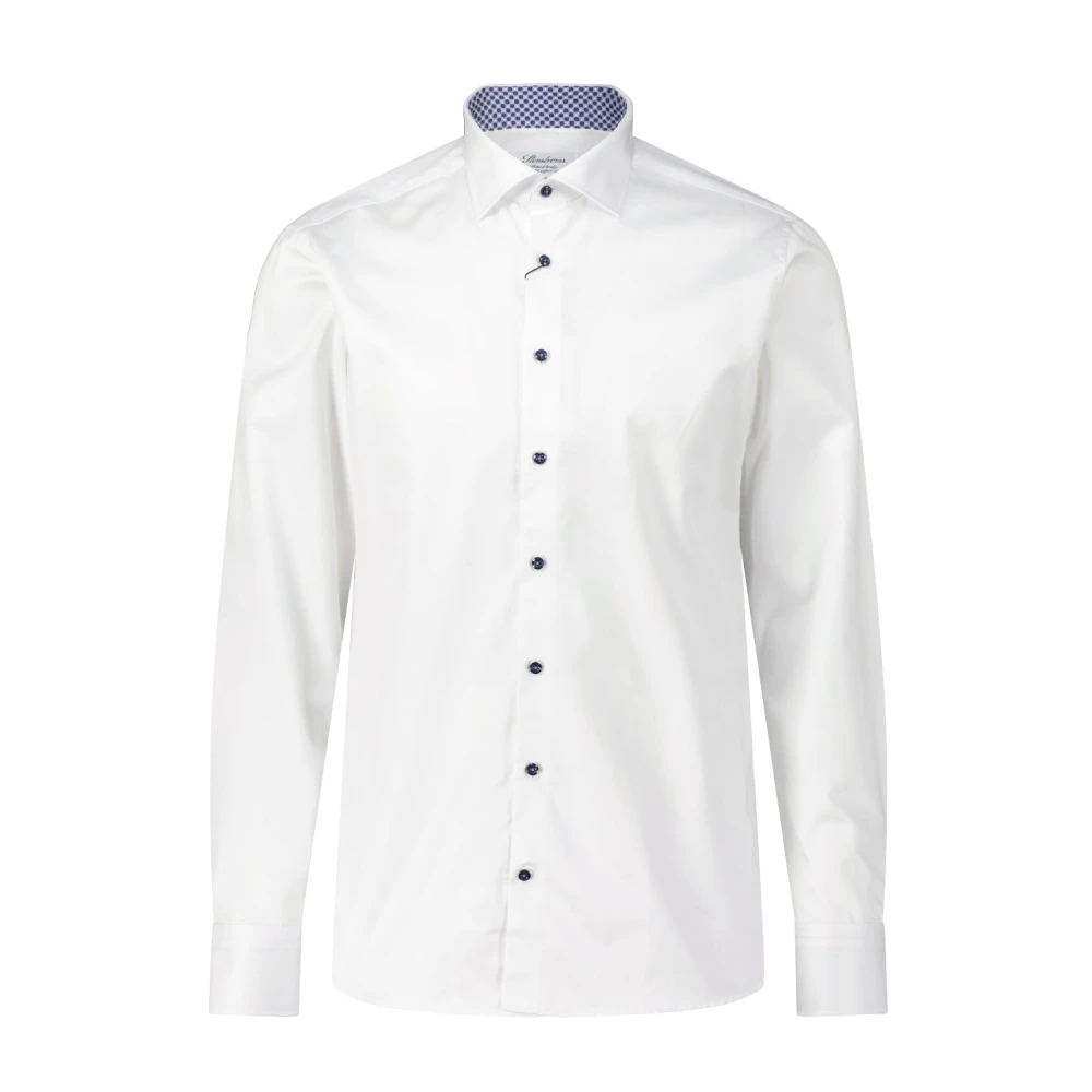 Stenströms Klassieke Katoenen Overhemd White Heren