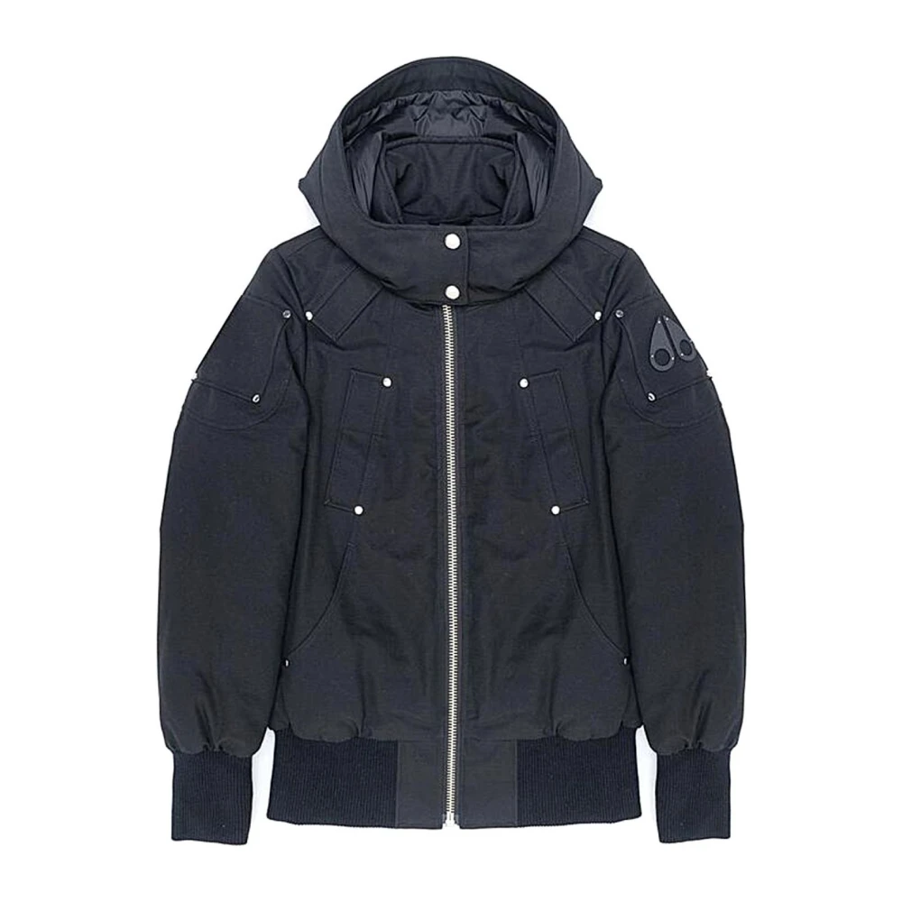 Moose Knuckles Women's Black Winter Jackets, S, Giubbino