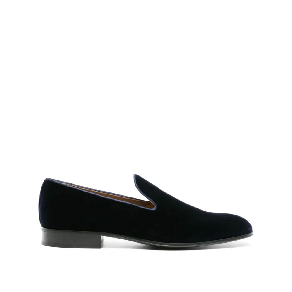 Gianvito Rossi Men's Blue Classic Loafers - Loafers - 8 1/2 Uk - Shoes