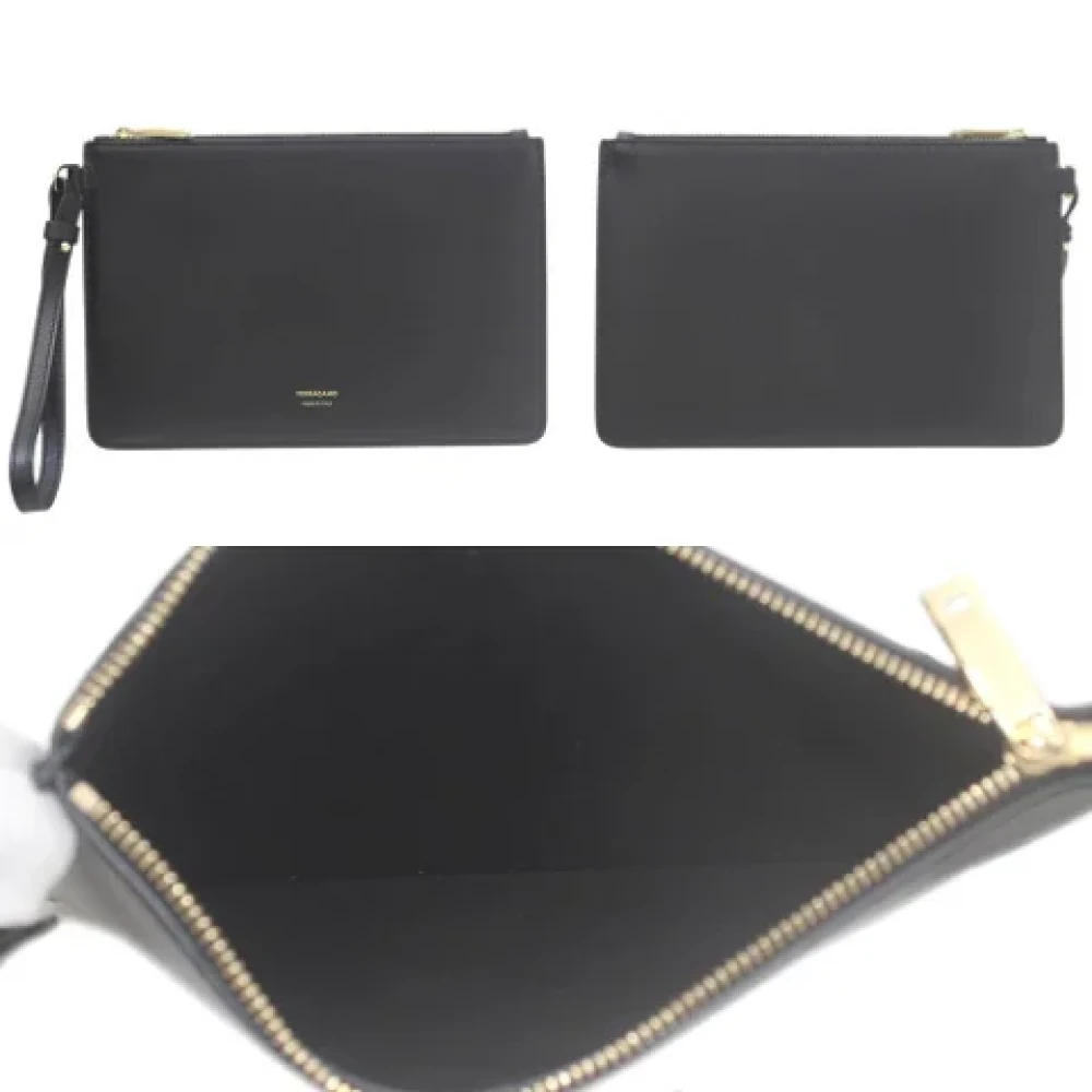 Salvatore Ferragamo Pre-owned Fabric totes Beige Dames