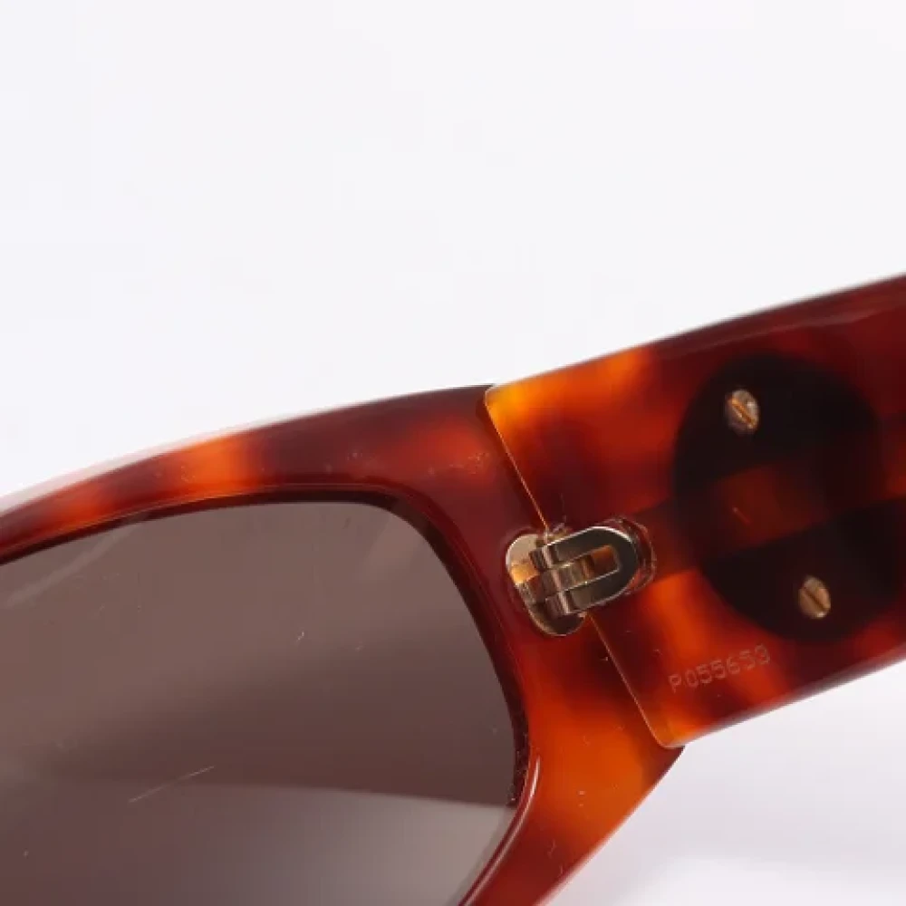 Bvlgari Vintage Pre-owned Plastic sunglasses Brown Heren