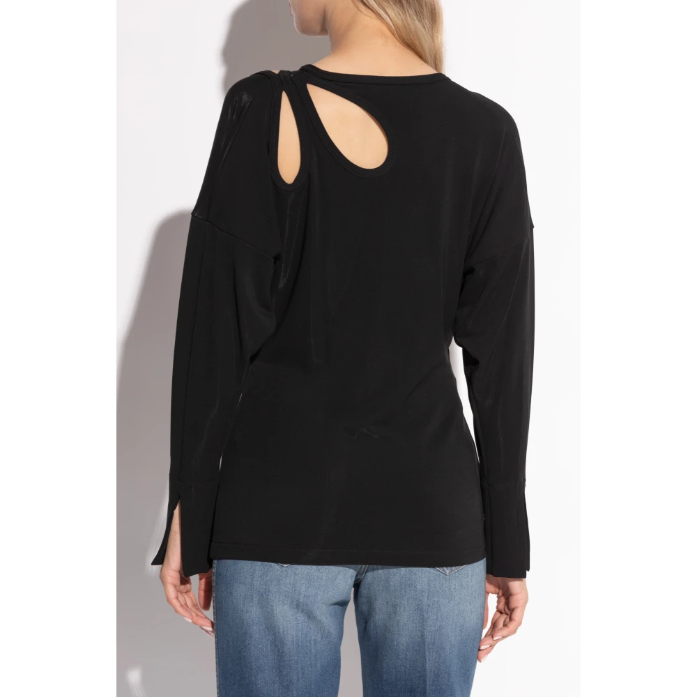 Victoria Beckham Top met uitsparing Black Dames
