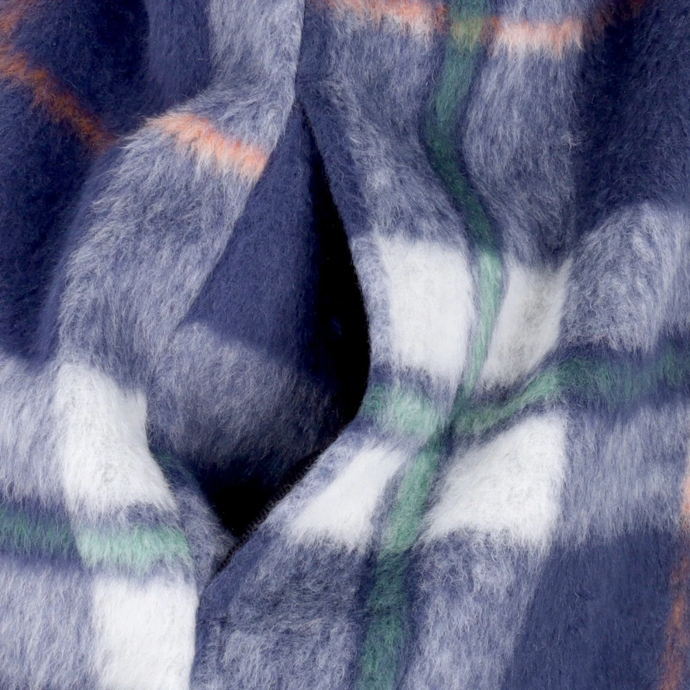 Carhartt WIP Geruite Fleece Shirt met Knoopsluiting Multicolor Heren
