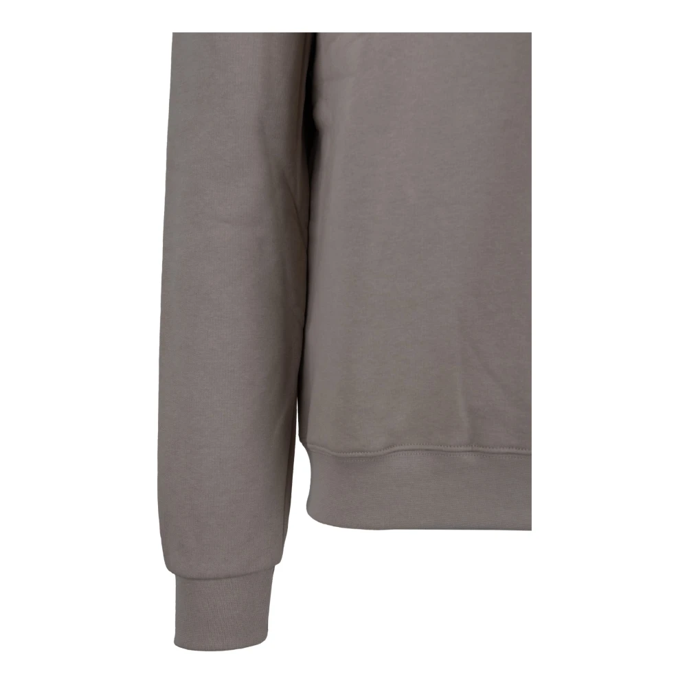 F**k Geborduurde Katoenen Crewneck Sweatshirt Gray Dames